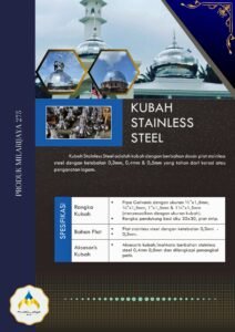 Kubah stainless steel
